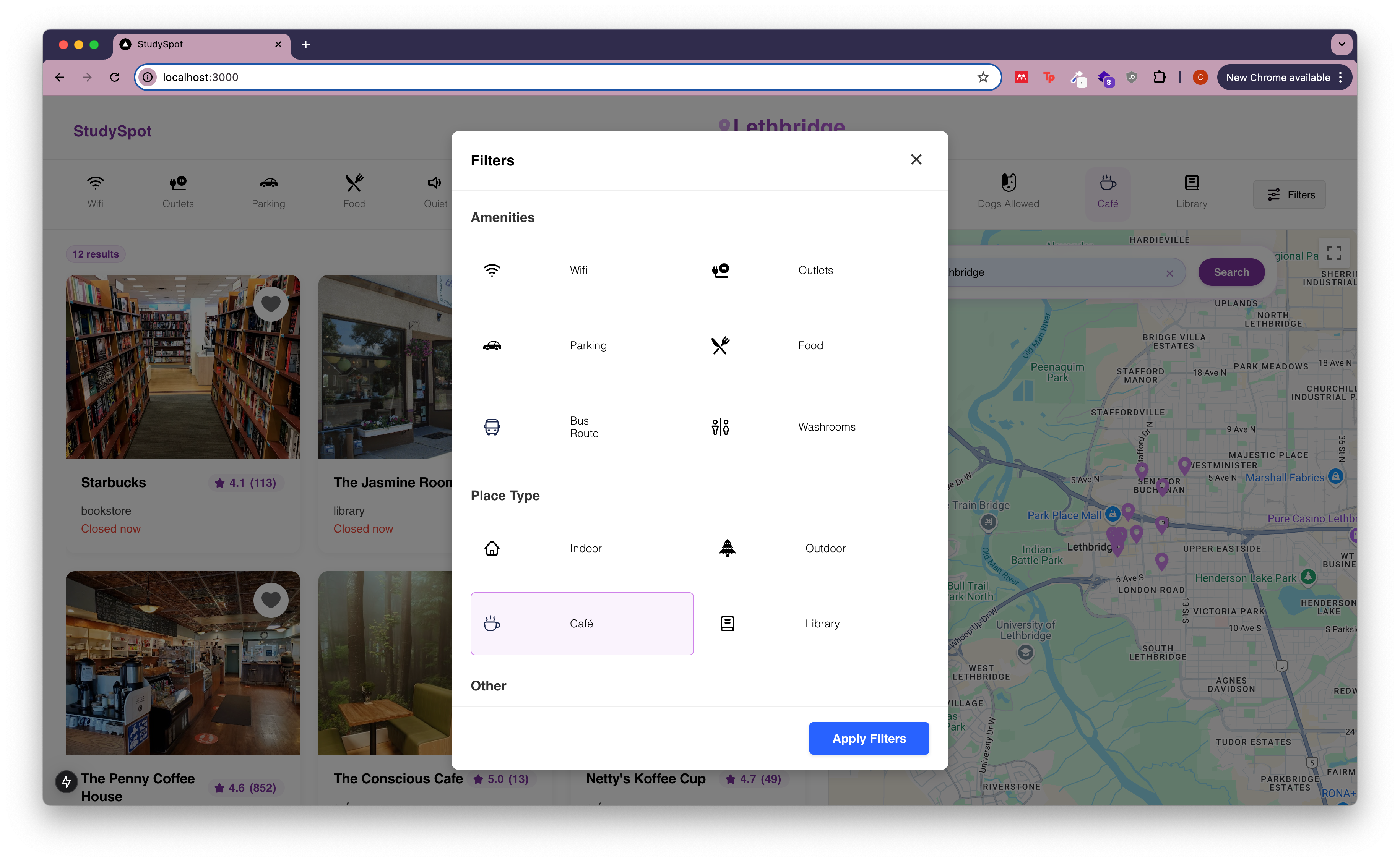A screenshot of the app's details page.